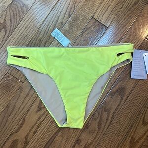 Lemon Yellow Women's Swim Bottom